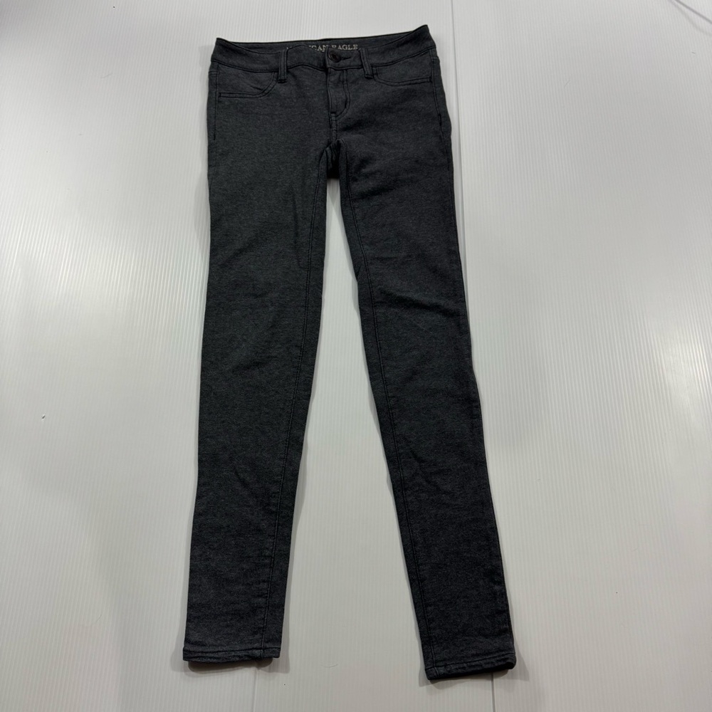 495. American Eagle Outfitters Gray skinny jeggings (0)
